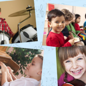 Como enseñar música a los niños edades, instrumentos y método.